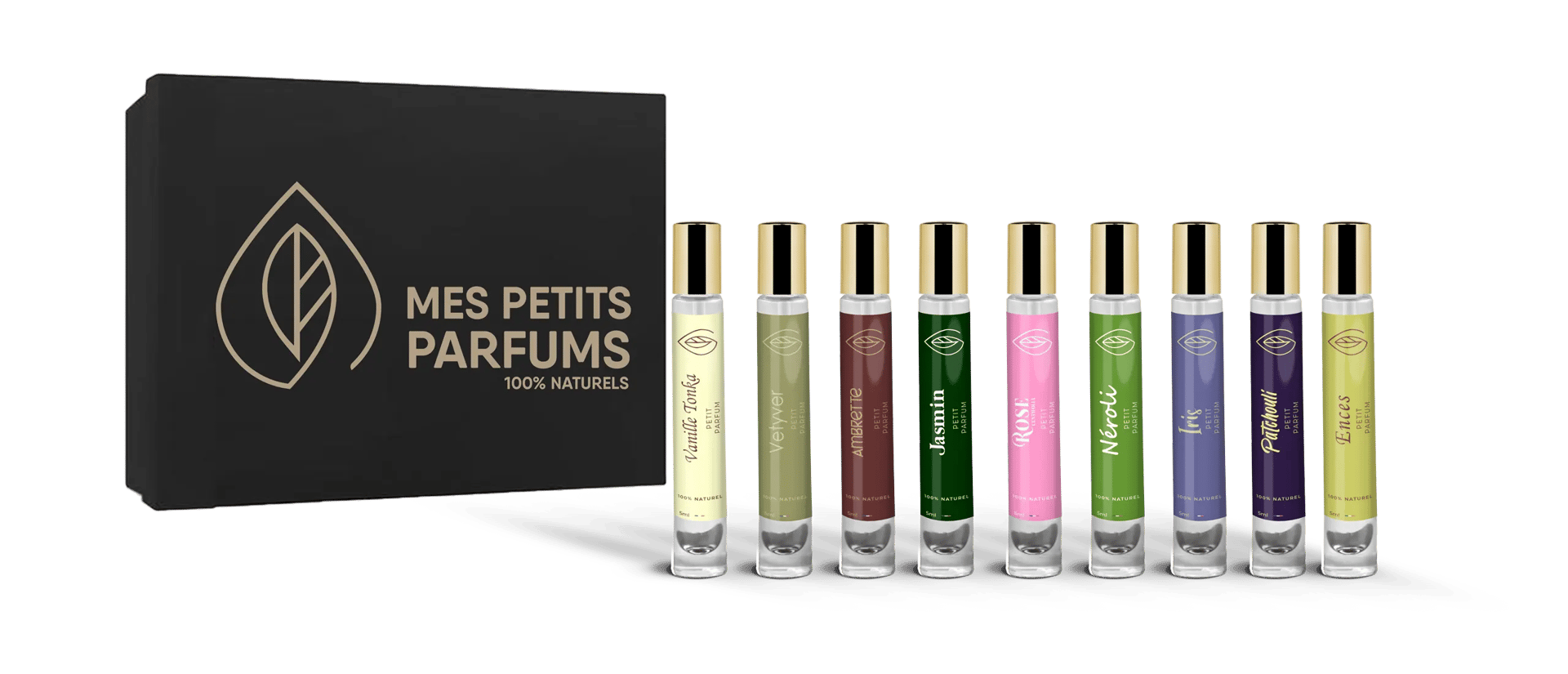 Coffret 4 petits parfums 100% naturels