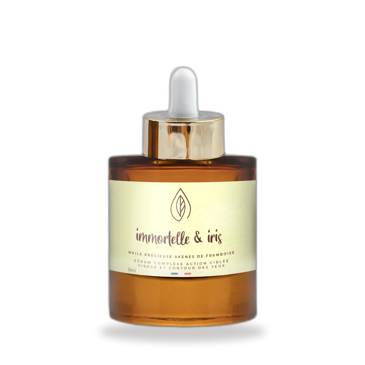 Iris and immortelle local massage oil