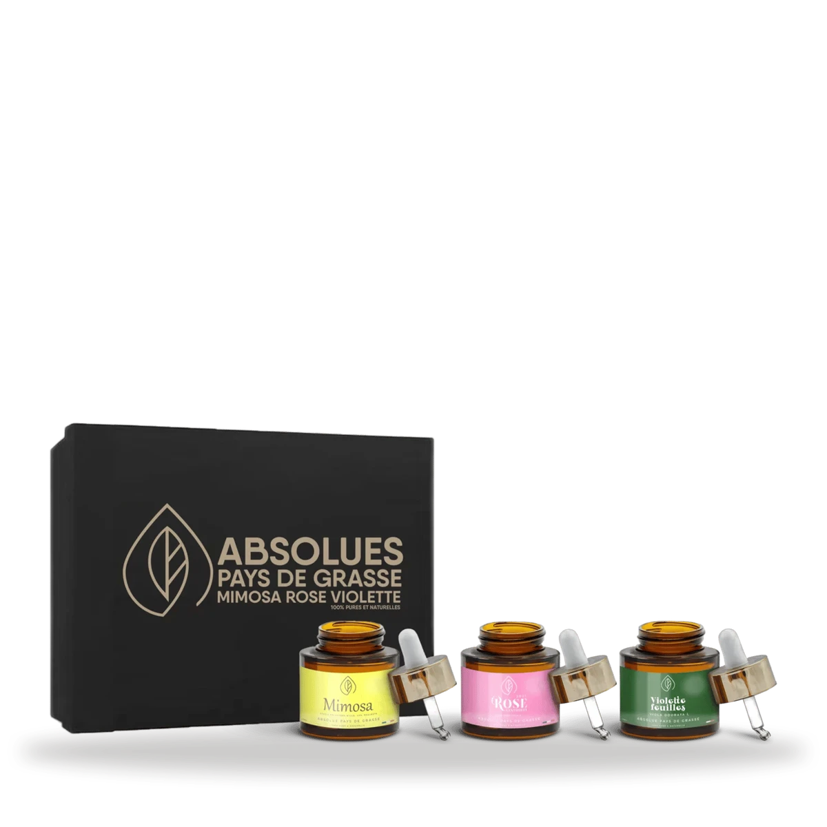 Coffret absolues signatures Pays de Grasse 100% PURES ET NATURELLES