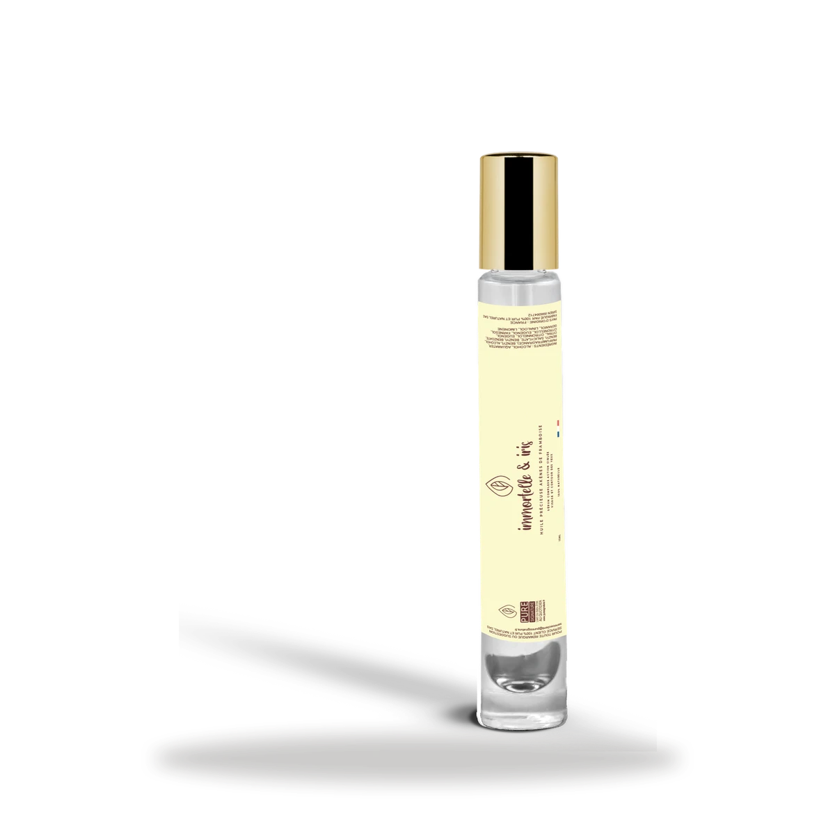 Huile massage local iris et immortelle